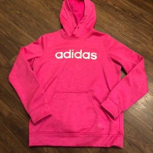 hot pink adidas hoodie